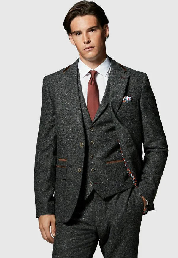 Пиджак стандартного кроя Next, Charcoal Grey