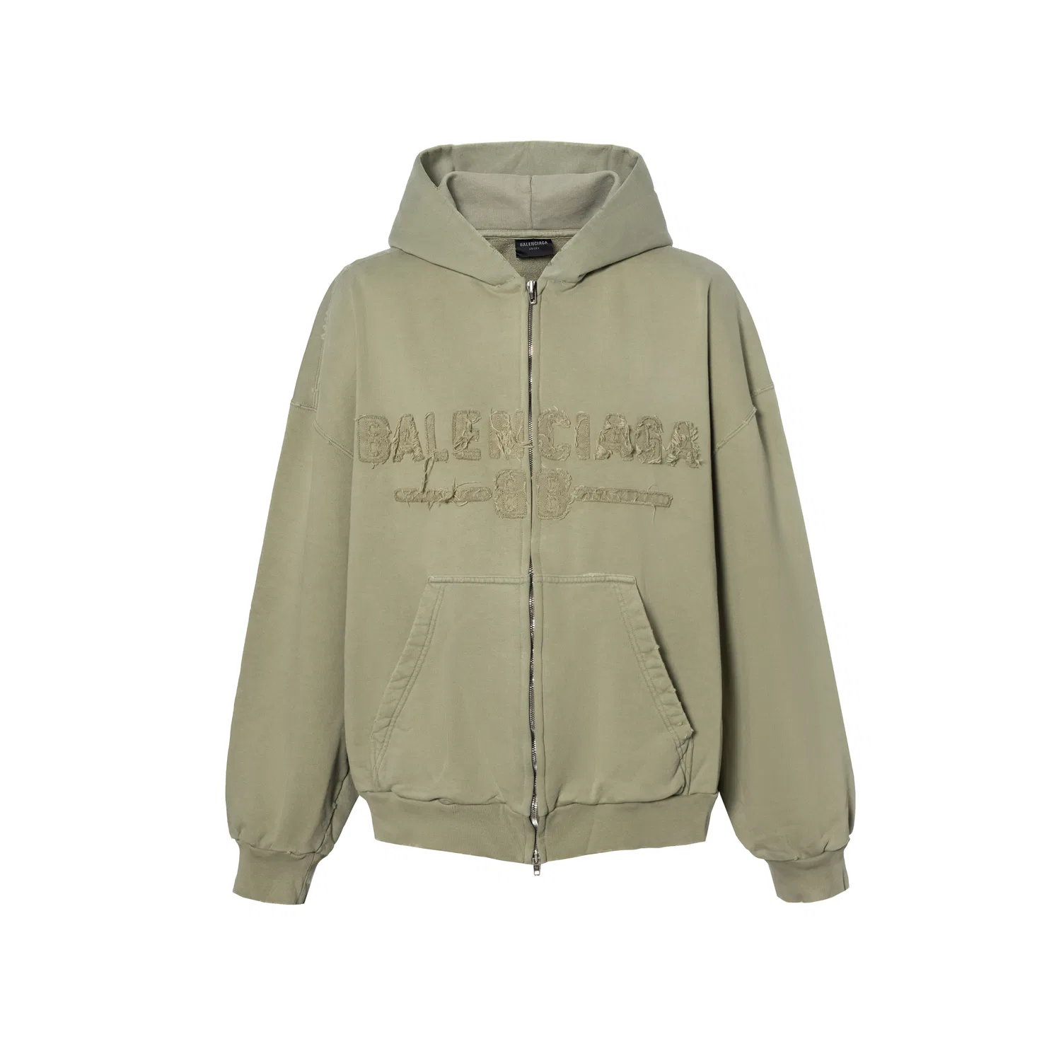 Свитшот SS25 regular fit женский Army Green Balenciaga