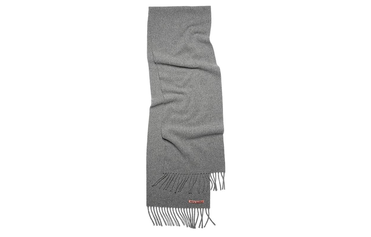

Acne Studios Вязаный шарф унисекс серый, Gray