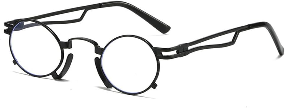 

Ретро маленькие овальные солнцезащитные очки для женщин, модные, с уникальной металлической оправой, защита от УФ-излучения UV400, для мужчин, панк, красные и желтые солнцезащитные очки KTUCN, Black Clear