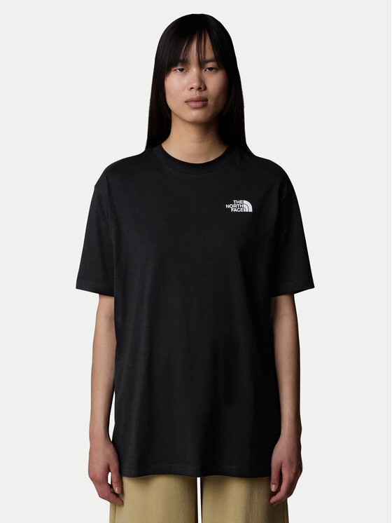 

Футболка оверсайз Simple Dome NF0A87NQ The North Face, черный