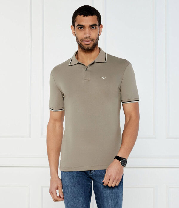 

Рубашка поло Regular fit Emporio Armani, желтый