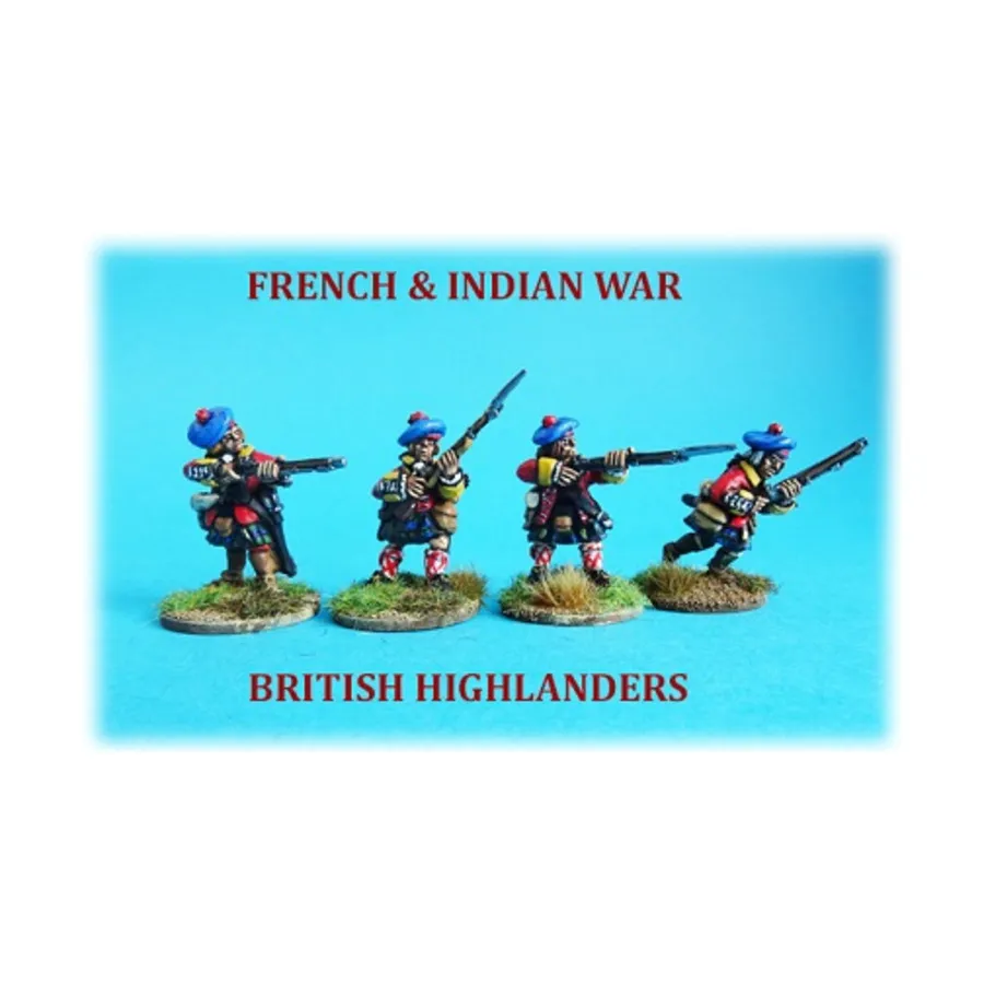 

Отряд британских горцев, French & Indian War 1754-1763 (28mm)