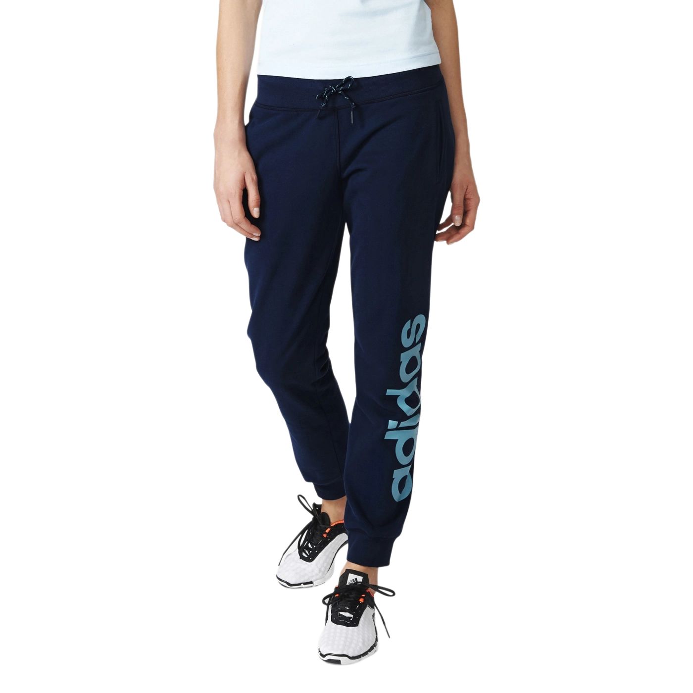 

Эссеншиалс спортивные штаны женские Adidas, синий