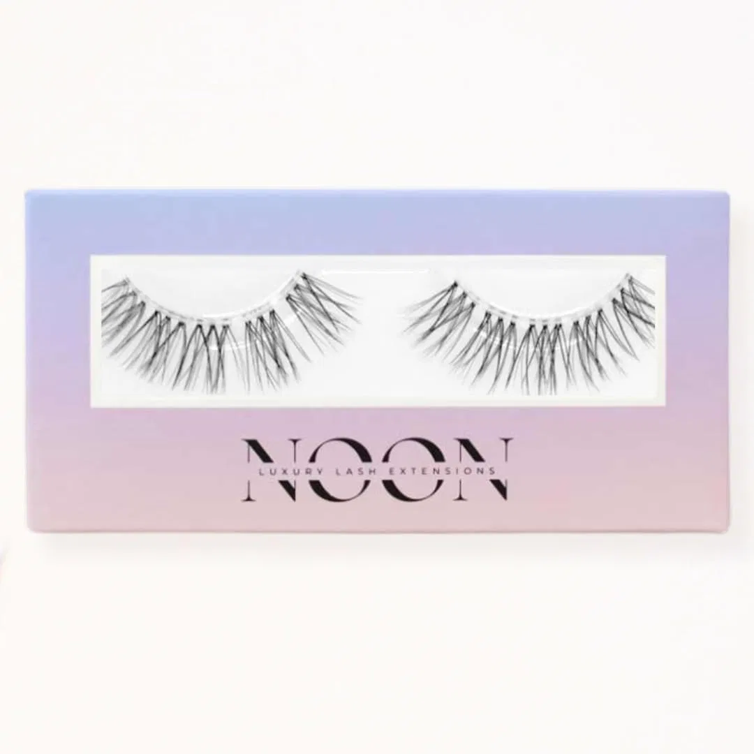 Ресницы Noonlash Dawn Silk кластерные, 10 мм, черный