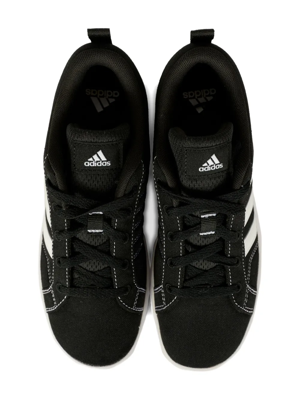 Кроссовки с тремя полосками Adidas Kids, черный — фото 3