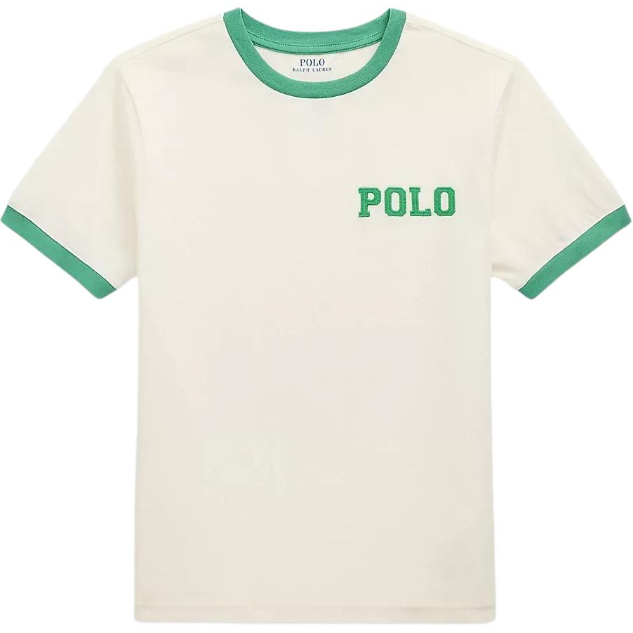 

Футболка с коротким рукавом ss25 для детей Polo Ralph Lauren, белый