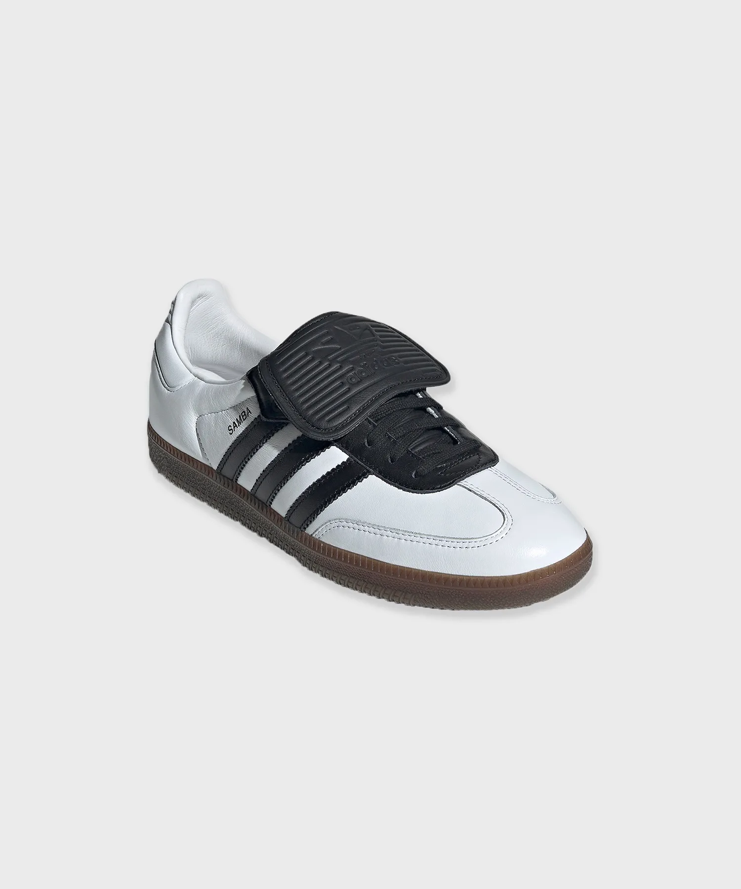 Унисекс кроссовки из натуральной кожи Adidas Samba LT белые