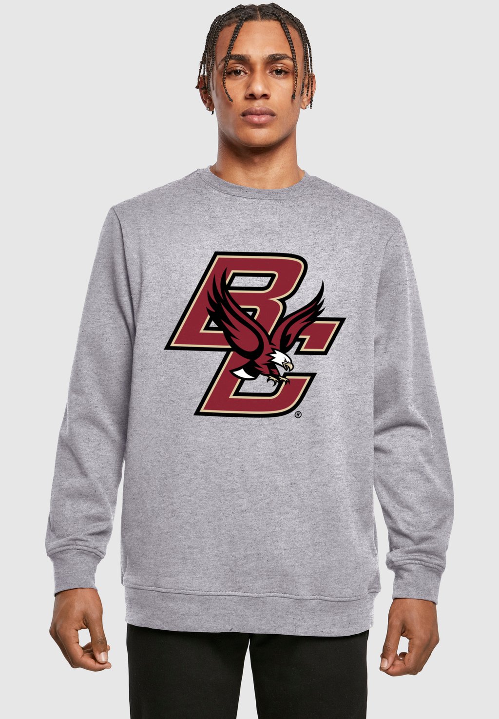 

Толстовка BOSTON COLLEGE-EAGLES CREWNECK Merchcode, светло-серый