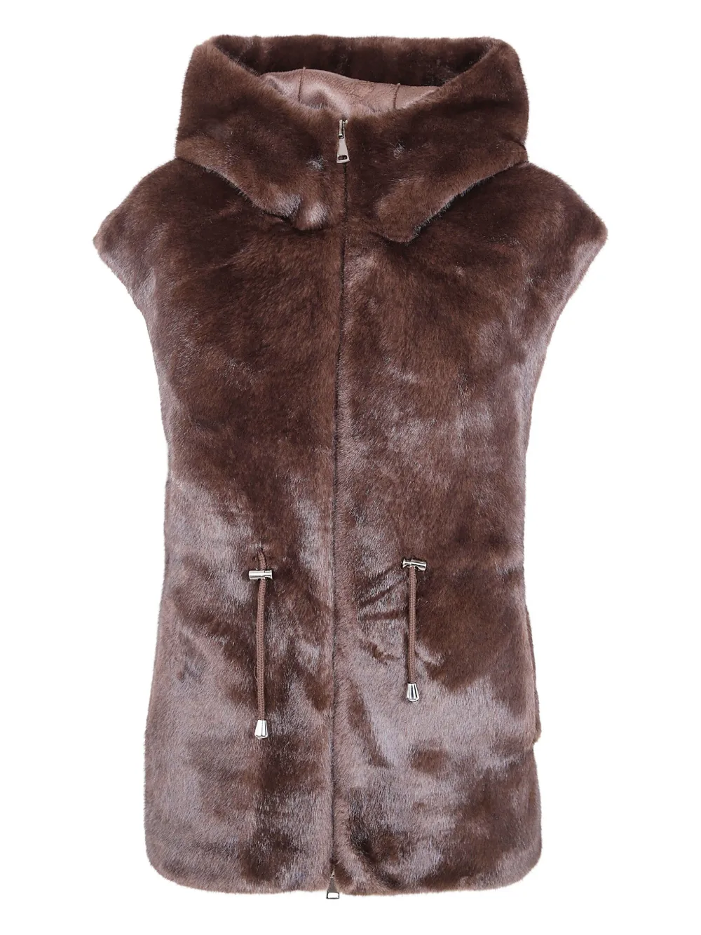 

Куртка на молнии с капюшоном Betta Corradi, коричневый