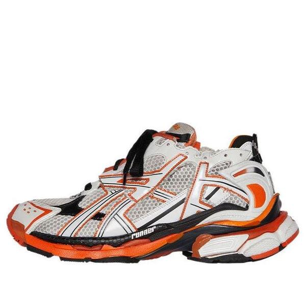 Кроссовки runner 'white orange' Balenciaga, белый