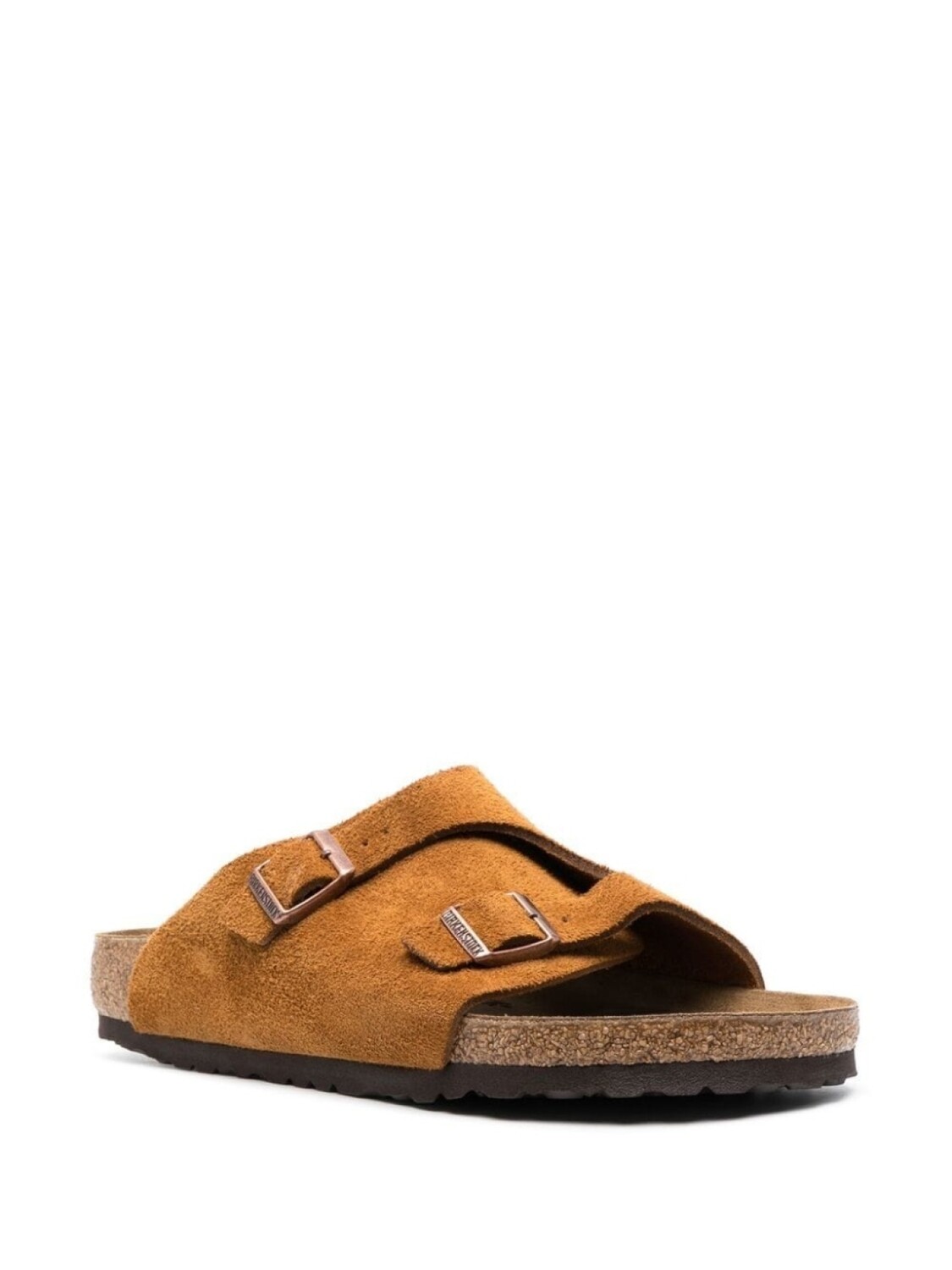 Сандалии Birkenstock Zrich Suede Leather, коричневый — фото 2