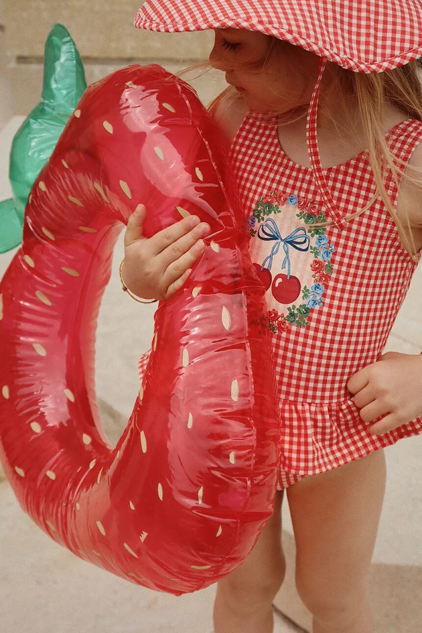 

Сплошной детский купальник SOLINE SWIMSUIT Konges Sløjd, красный