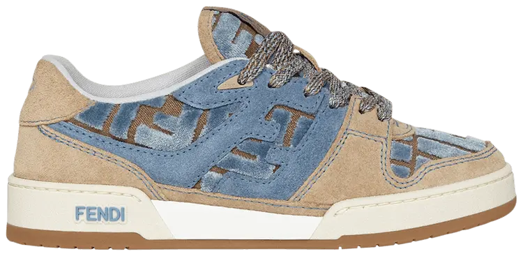 Кроссовки Fendi Wmns Match 'Beige Blue', кремовый