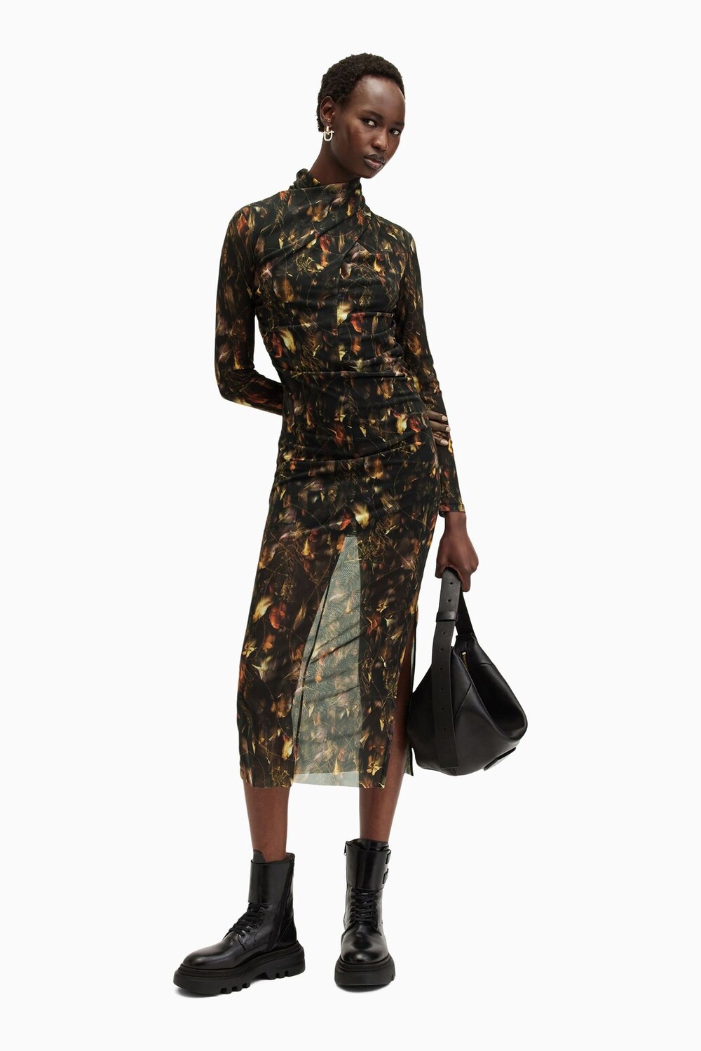 

Платье сетка Allsaints Tia All Saints, коричневый