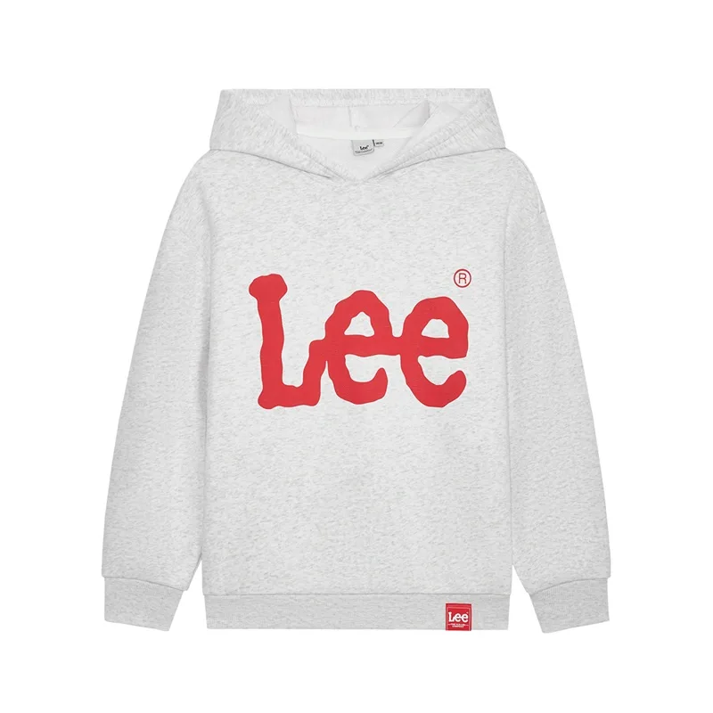 Толстовка с капюшоном для школьников Lee, Carbon Gray — фото 3