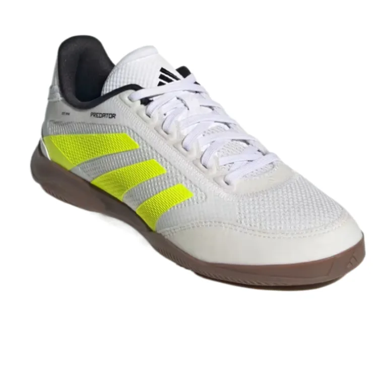 Adidas PREDATOR LEAGUE Детские бутсы Cloud White/Awakening Lemon/Core Black — фото 4