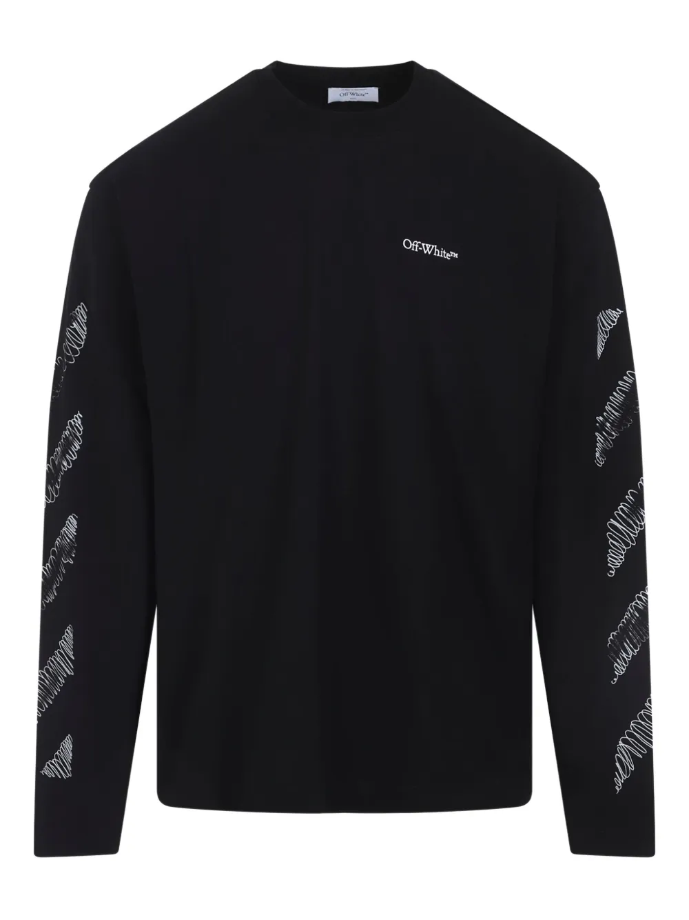 

Футболка с длинным рукавом OFF-WHITE, черный