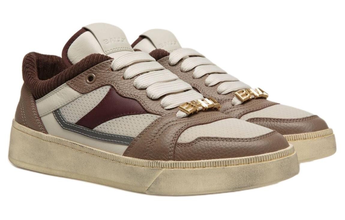Кроссовки BALLY Raise Series Skateboarding Shoes Men Low-top Brown, коричневый — фото 3