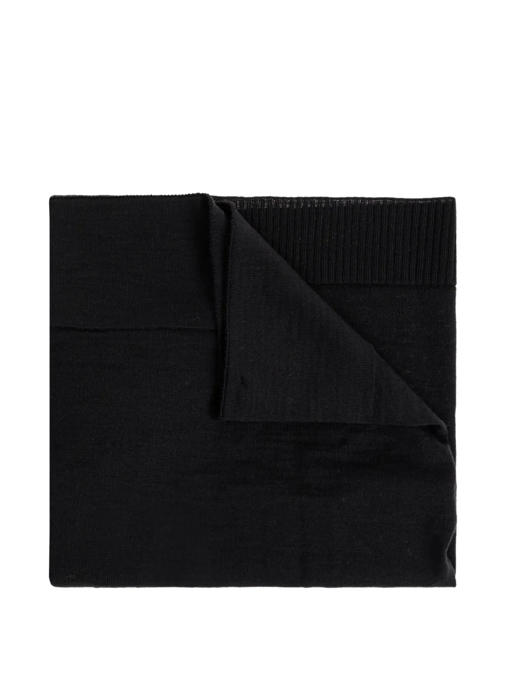 

Шарф в рубчик Lemaire, черный