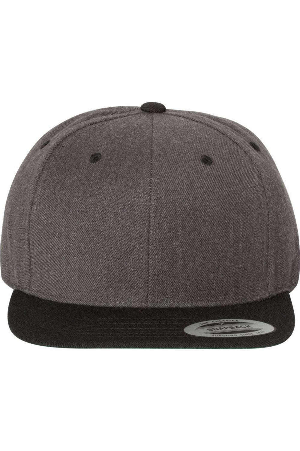 

Кепка с плоским козырьком YP Classics Snapback, цвет dark heather/ black
