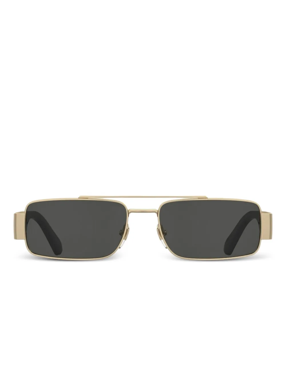 

Солнцезащитные очки в прямоугольной оправе Moschino Eyewear, золотой