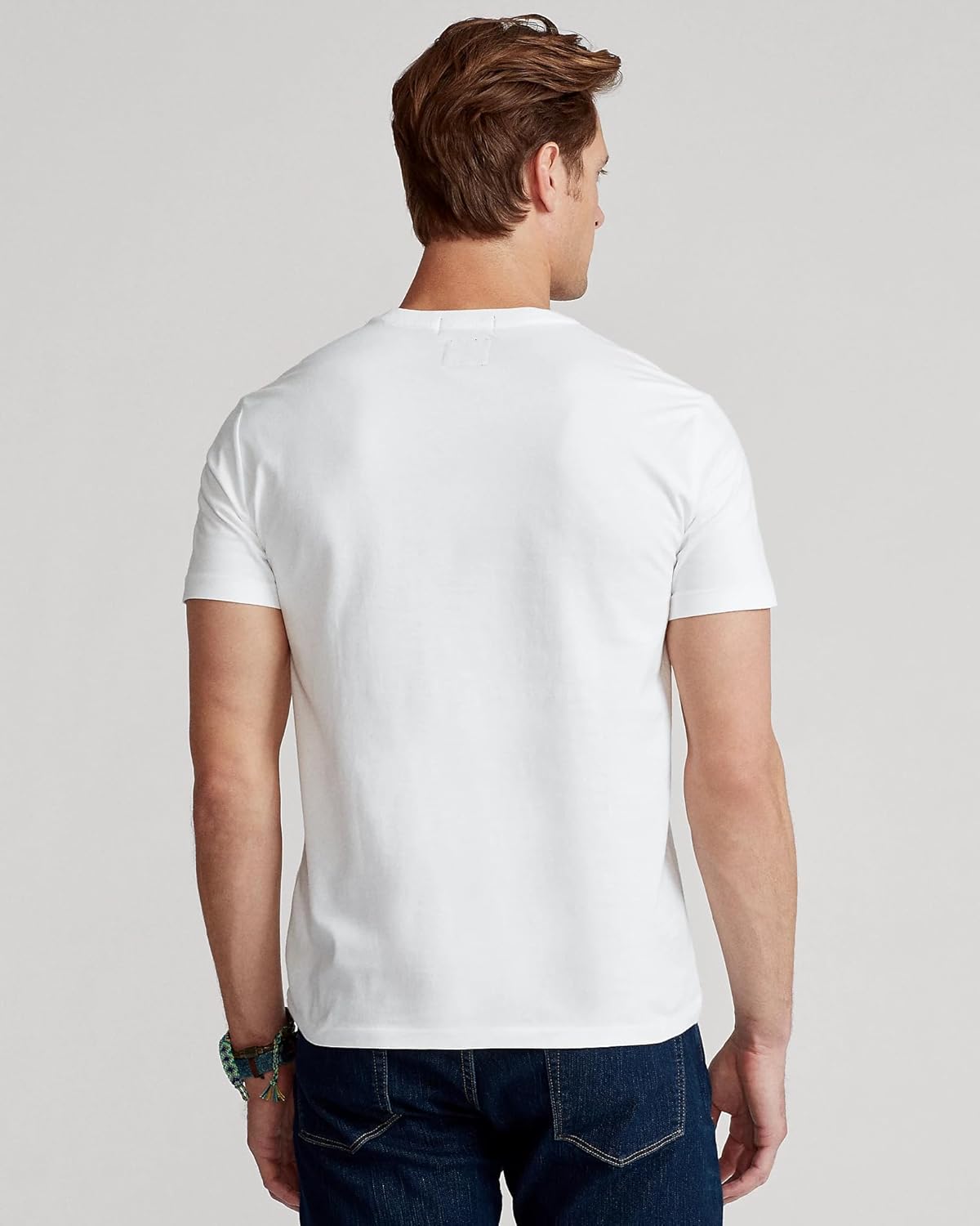 Мужская футболка с карманом от POLO RALPH LAUREN, официальный экипировщик олимпийской сборной США, White — фото 4