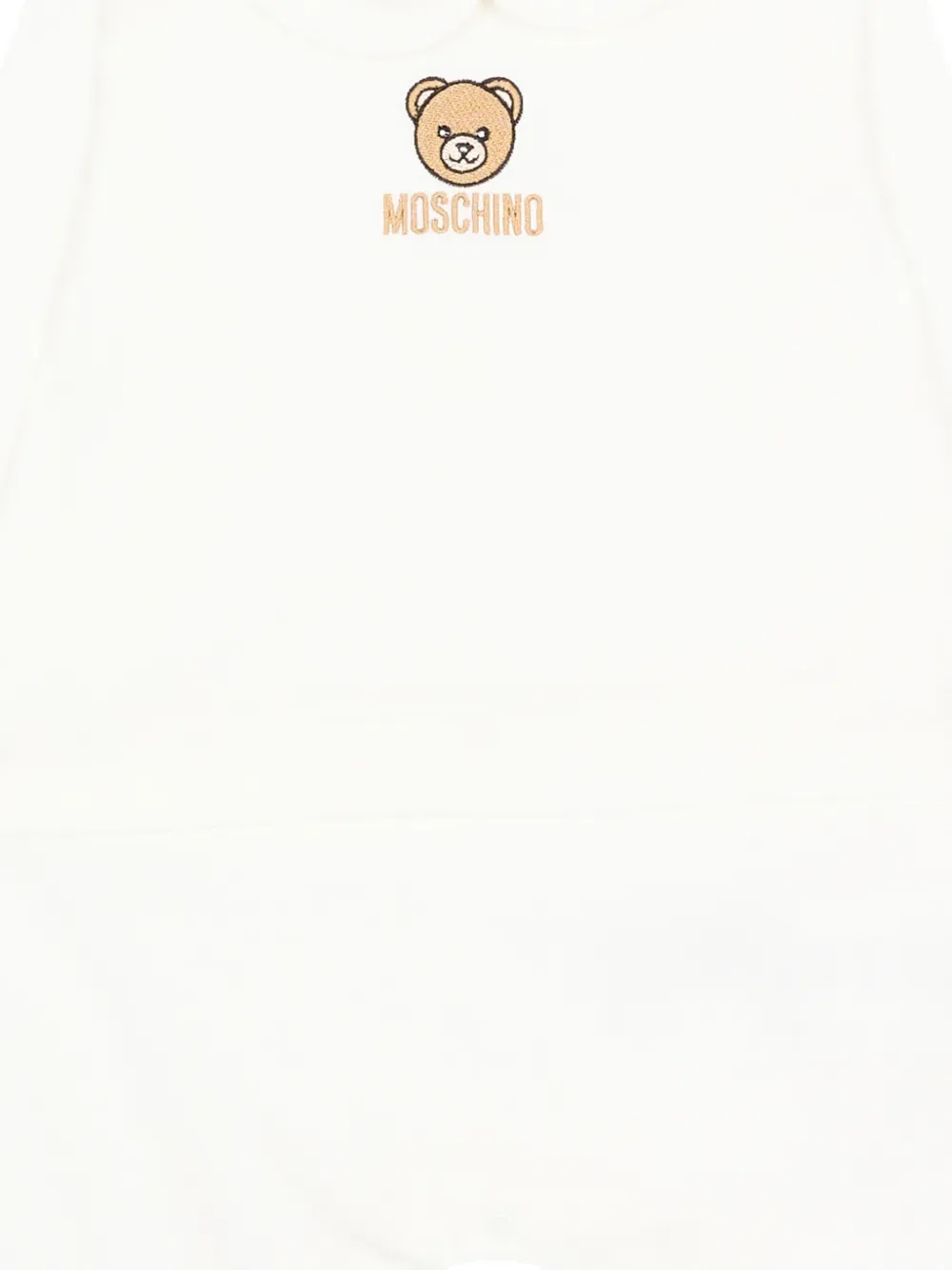 Пижама «Тедди» с вышивкой Moschino Kids, нейтральный — фото 3