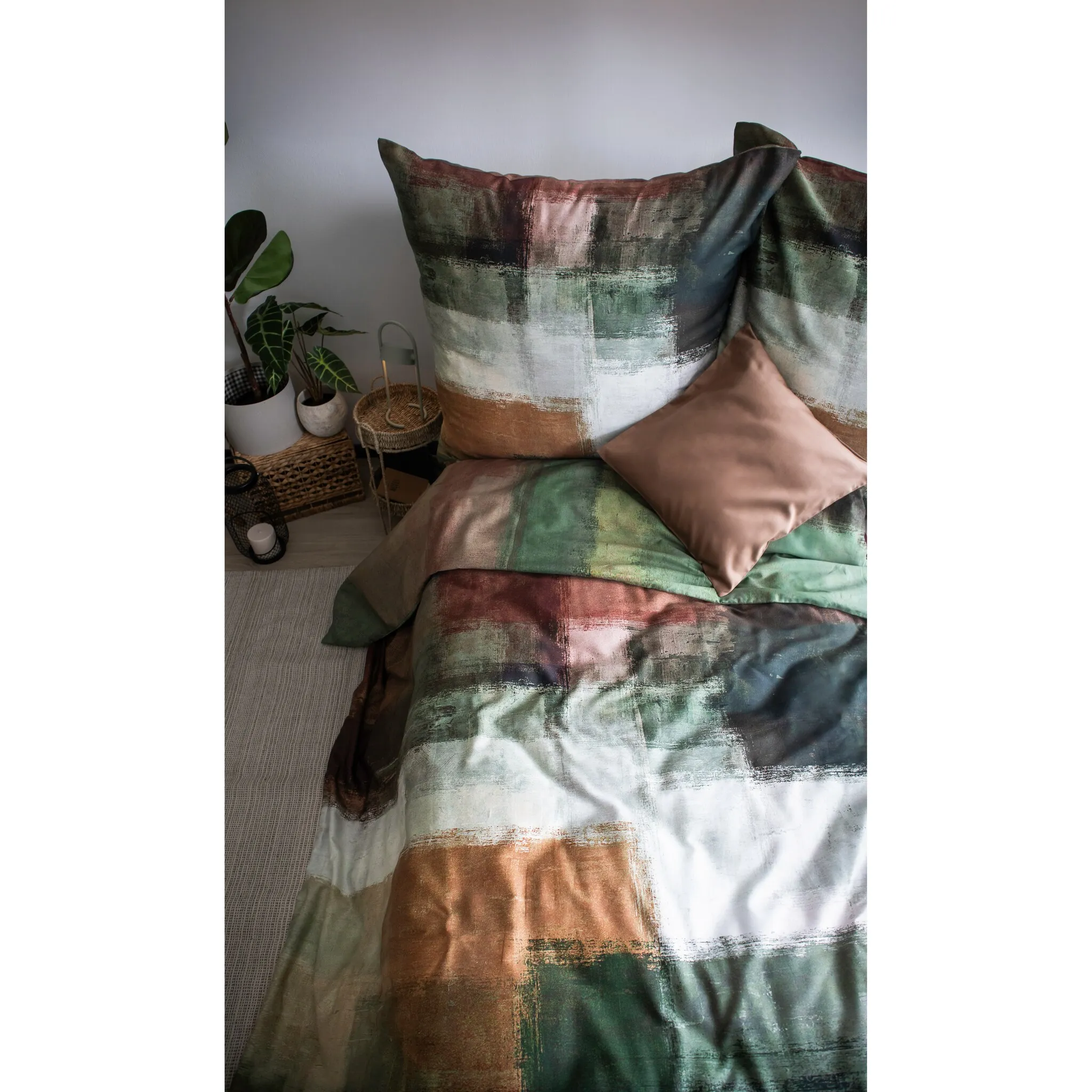 

Постельное белье fleuresse «Bed Art S», Mako Satin 100% хлопок на молнии, цвет braun-grün