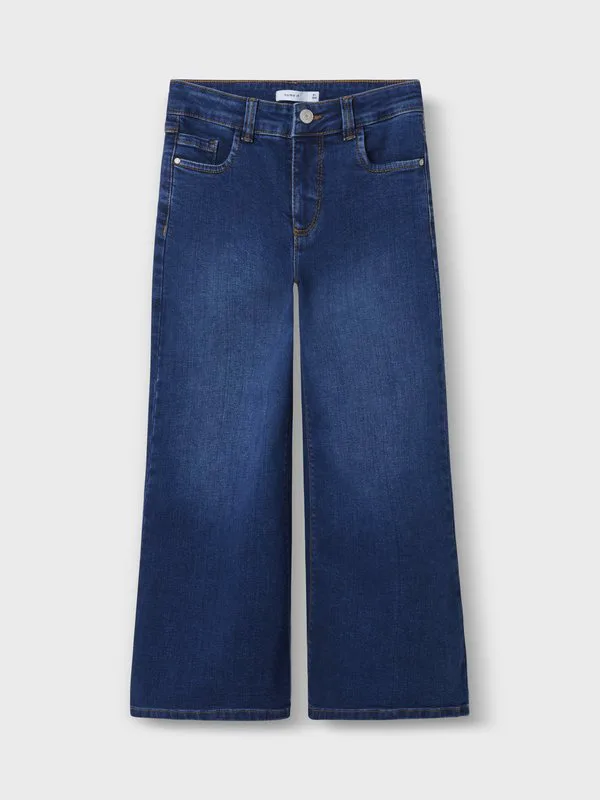 Джинсы свободного кроя nkfpolly Name It, Dark Blue Denim — фото 3