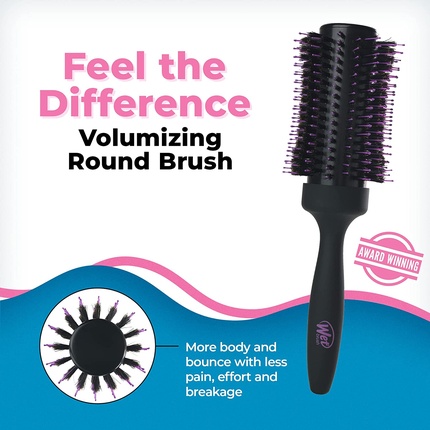 Круглая щетка для придания объема густым и жестким волосам - унисекс Wet Brush — фото 2