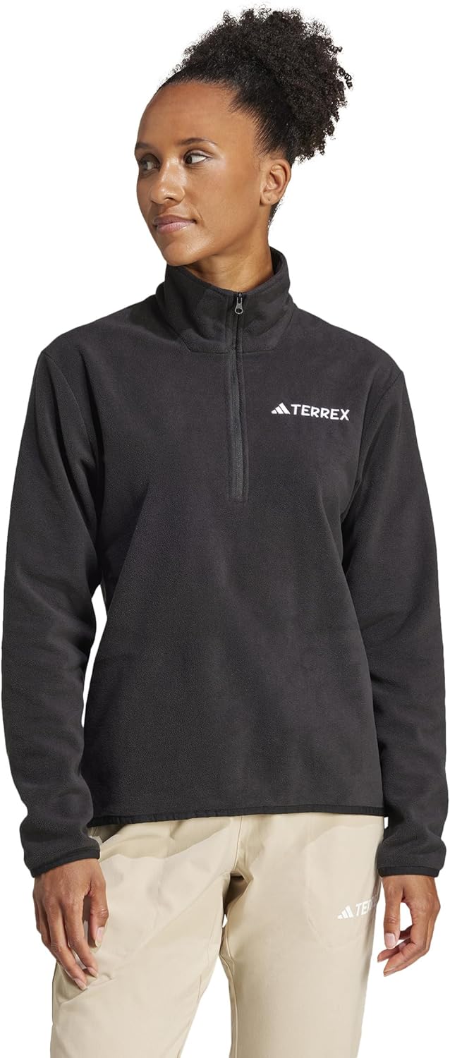 

Женская флисовая куртка Adidas для походов, черный