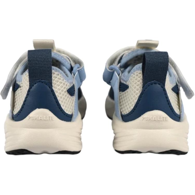 Детские сандалии с низким верхом, устойчивые к истиранию PUMA, бежевый/синий — фото 4