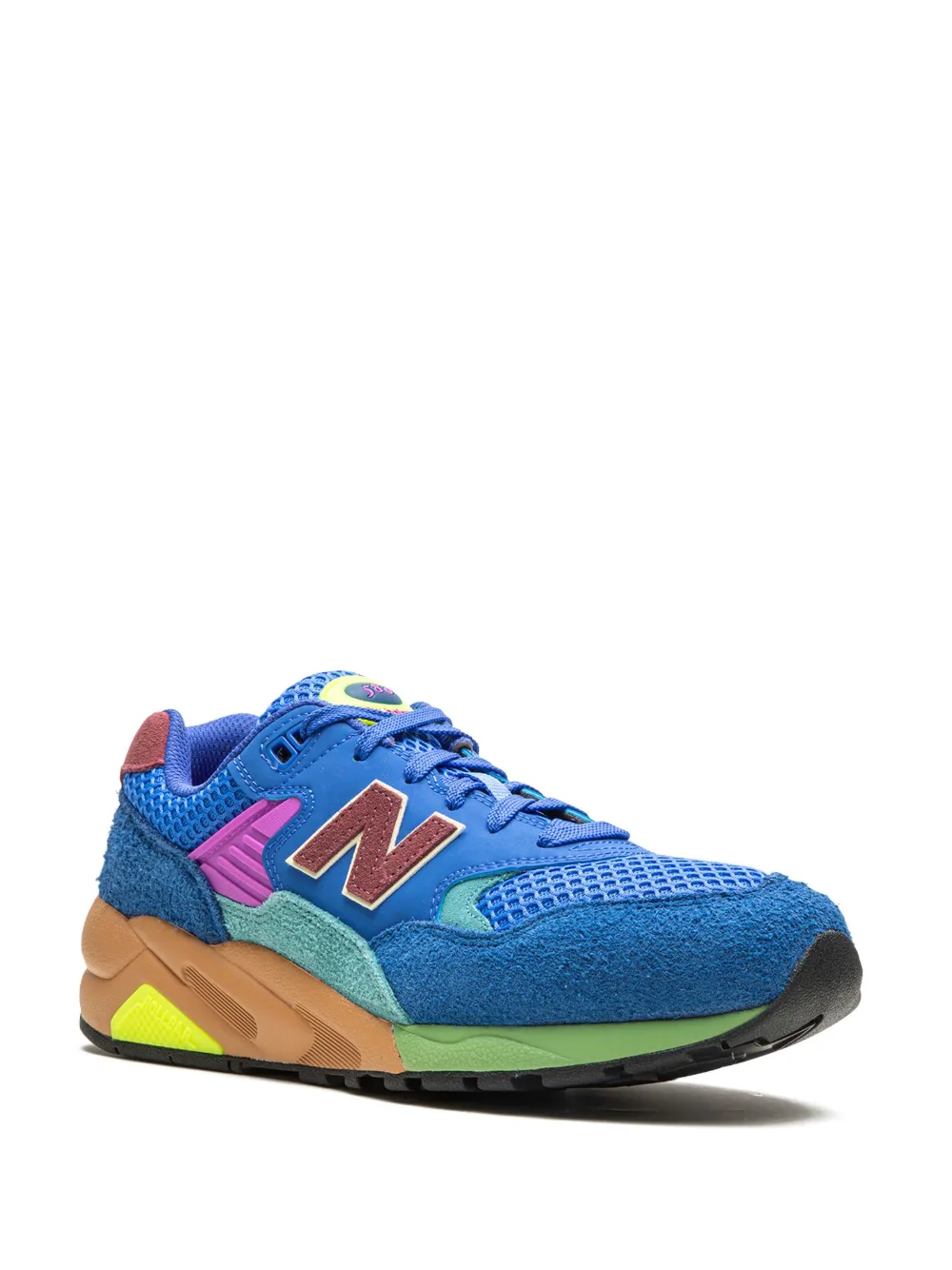 Кроссовки 580 OG Blue/Bright Lapis/Washed Burgundy NEW BALANCE, синий — фото 2