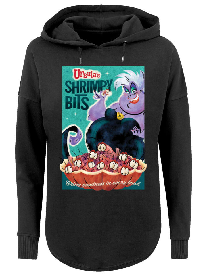 

Пуловер F4NT4STIC Oversized Hoodie Disney Villians Ursula Shrimpy Bits, черный