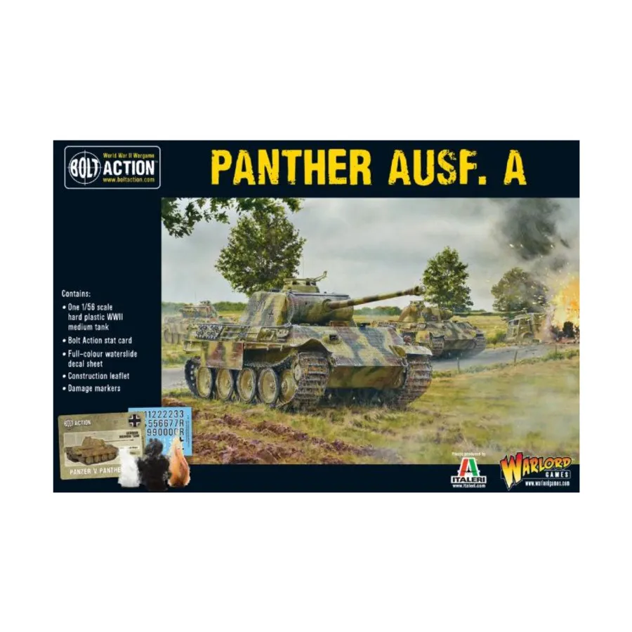 

Пантера Аусф. А (издание 2017 г.), Bolt Action - German (28mm)