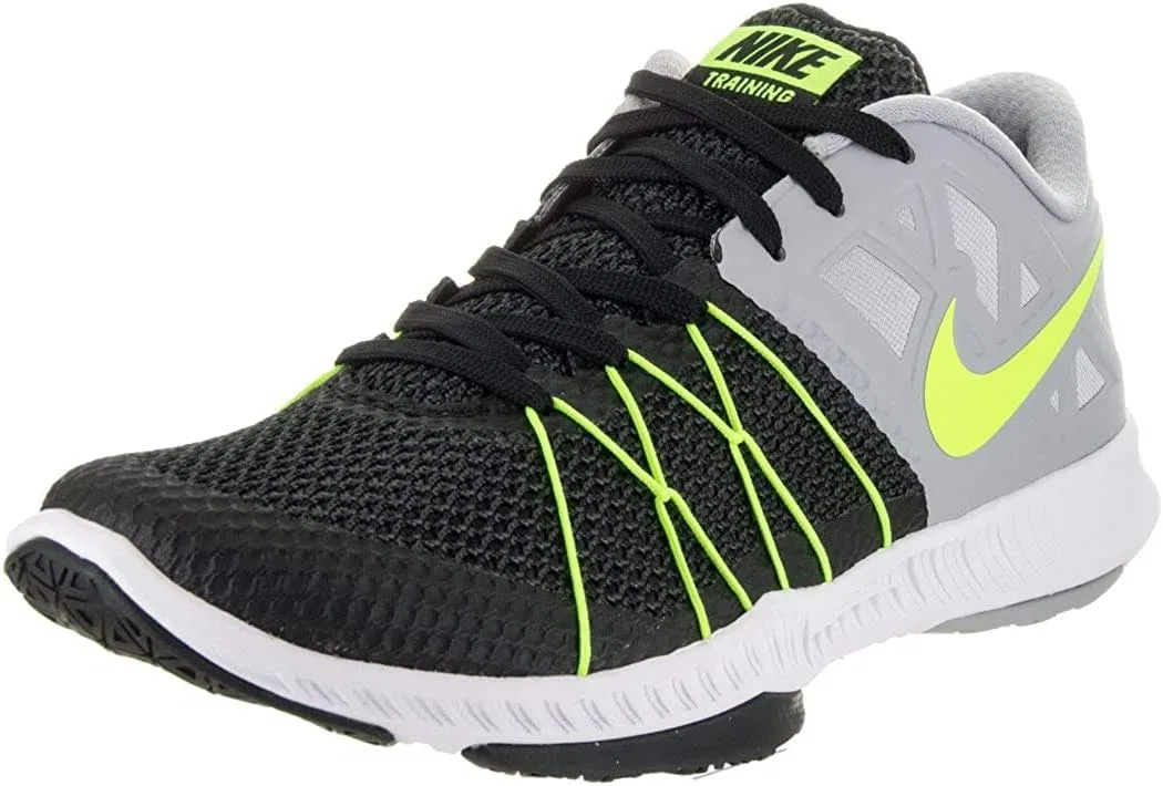 Мужские кроссовки для фитнеса на открытом воздухе Nike, серые, темно-серые/белые/оранжевые — фото 2