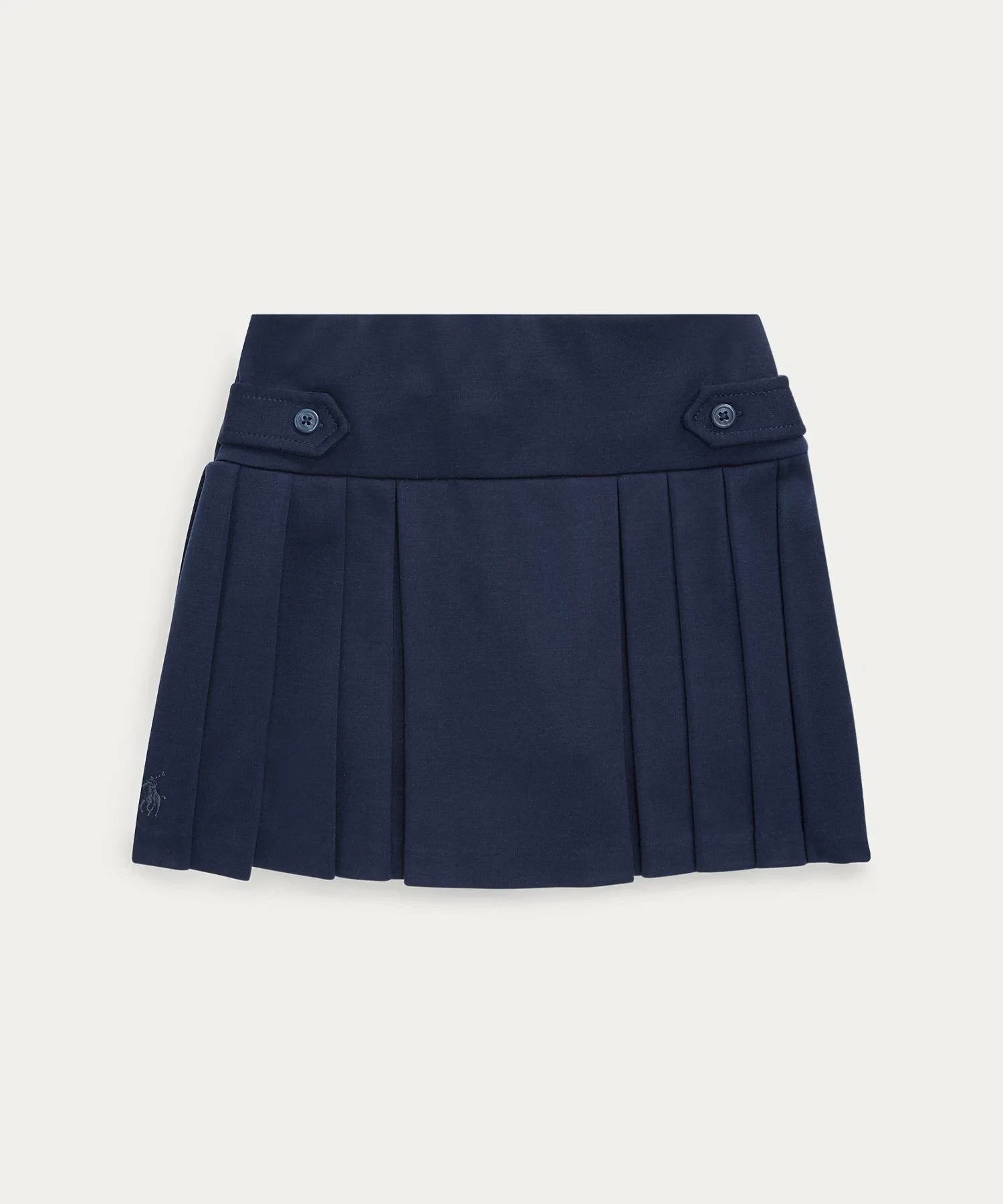 (Девочки 7-16 лет) Плиссированная юбка-шорты из ткани понте Polo Ralph Lauren, 410 Navy