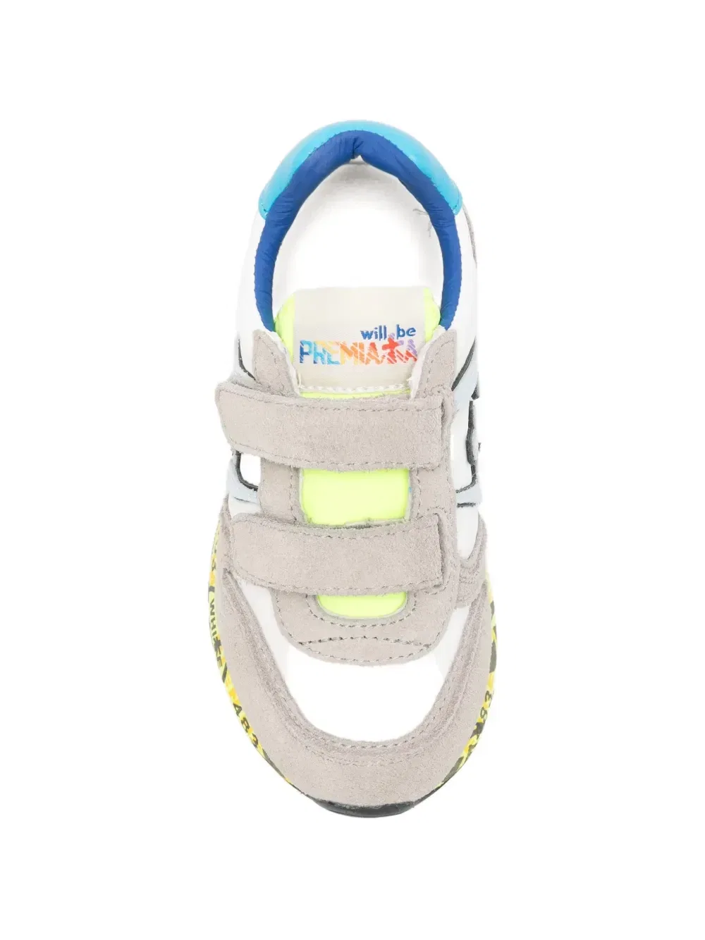 Кроссовки Sky V с круглым носком Premiata Kids, белый — фото 3