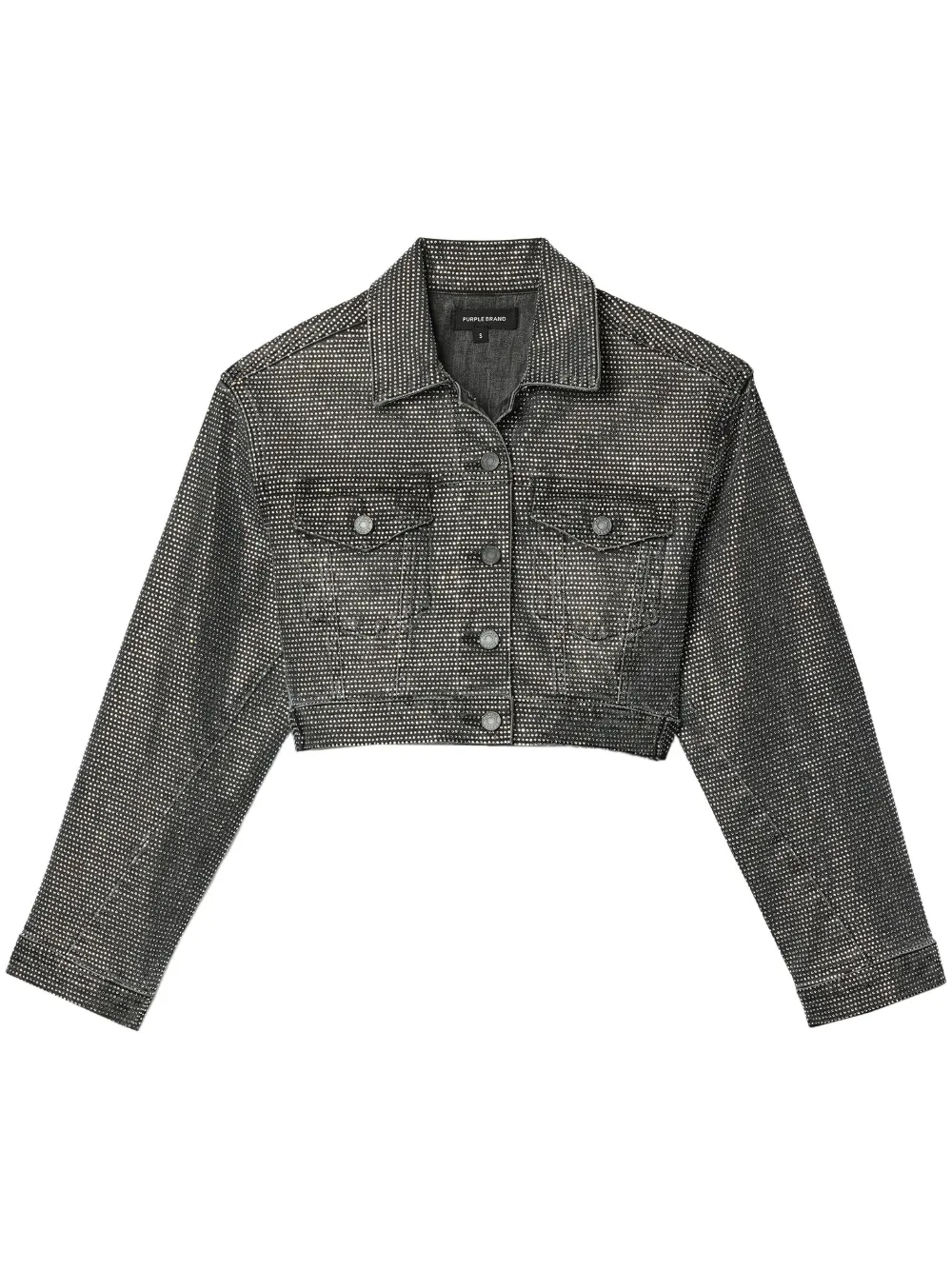 

Укороченная куртка Twisted Hotfix Purple Brand, серый