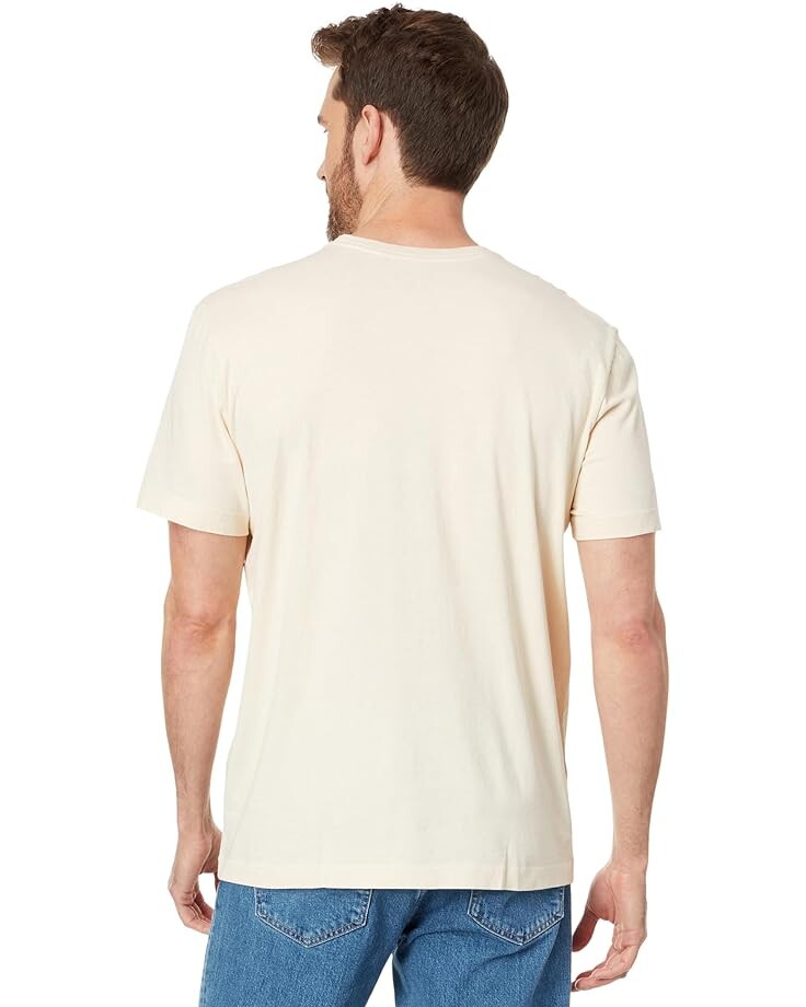 

Футболка Life is Good Holiday Parrot Short Sleeve Crusher Tee, цвет Putty White