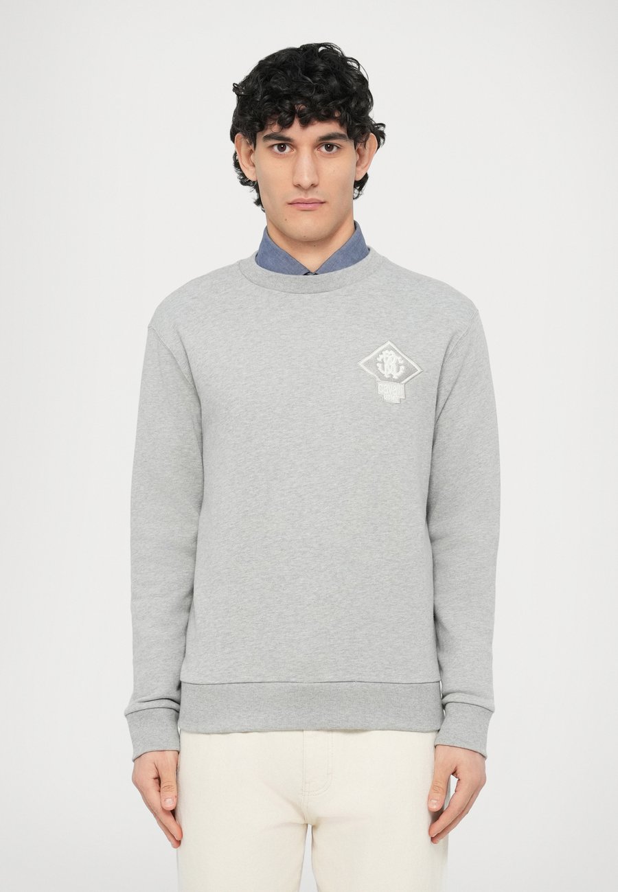 

Толстовка Cavalli Uomo Sweatshirt, Heather Grey/Light Blue, Серый, Толстовка Cavalli Uomo Sweatshirt, Heather Grey/Light Blue
