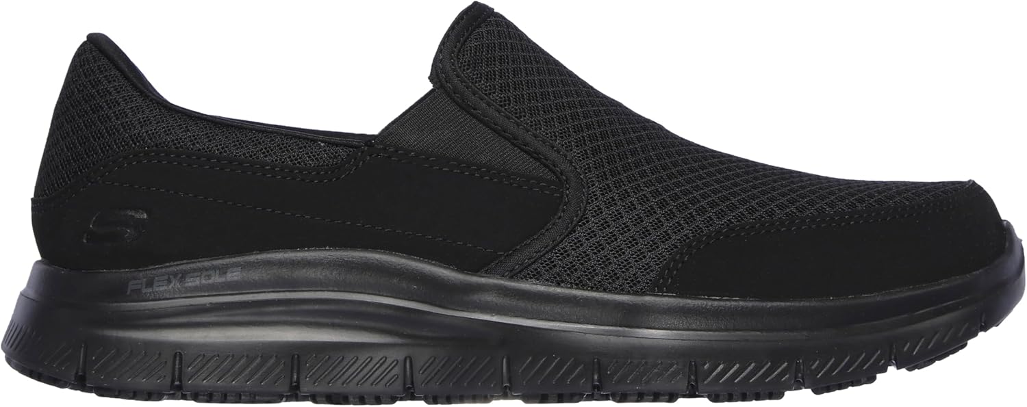 Мужские кроссовки Skechers Flex Advantage с противоскользящей подошвой Mcallen, черный — фото 4