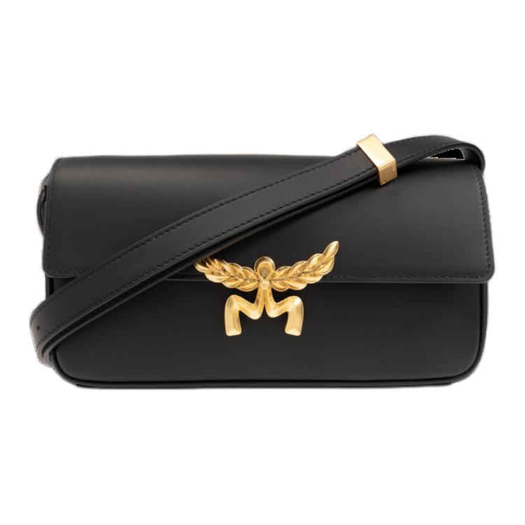 

Сумка через плечо из телячьей кожи, маленькая унисекс black MCM, Set (Bag+Dust Bag)