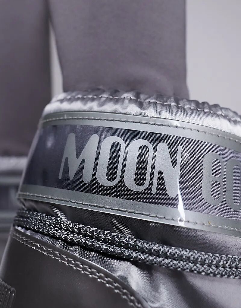 Ботинки женские Moon Boot Icon низкие, серебристый — фото 2
