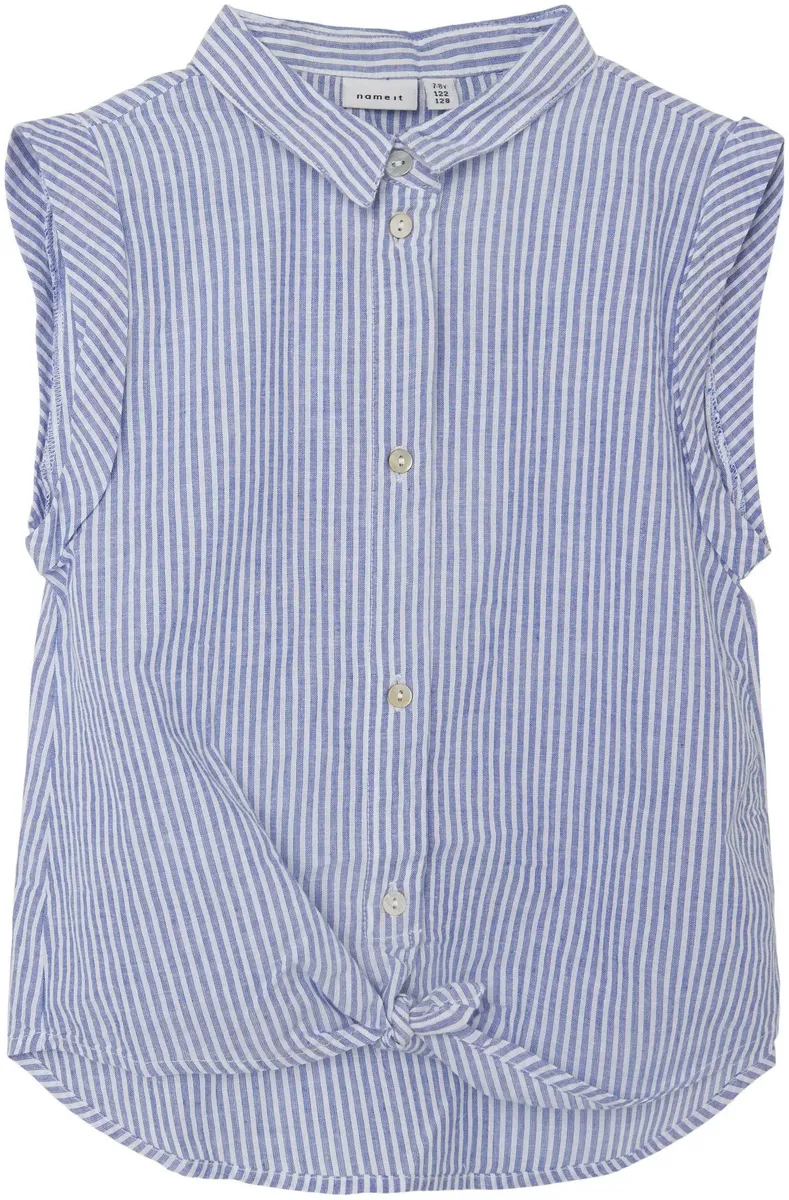

Блузка с короткими рукавами Name It "NKFFEMMA CAPSL SHIRT NOOS", синий