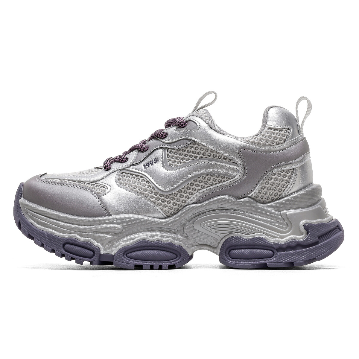 

Кроссовки C°BANNER Chunky Sneakers Women's Low-top Silver/Purple, фиолетовый