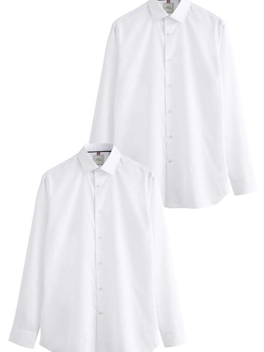 

Повседневная рубашка Next Regular fit Button Up Shirt, белый