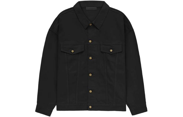 

Джинсовая куртка Fear Of God Essentials, Чёрный/Чёрный, Черный, Джинсовая куртка Fear Of God Essentials, Чёрный/Чёрный