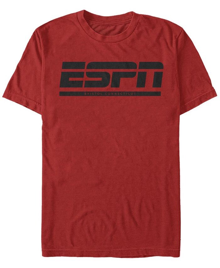 

Мужская футболка ESPN Bristol с короткими рукавами и круглым вырезом Fifth Sun, красный